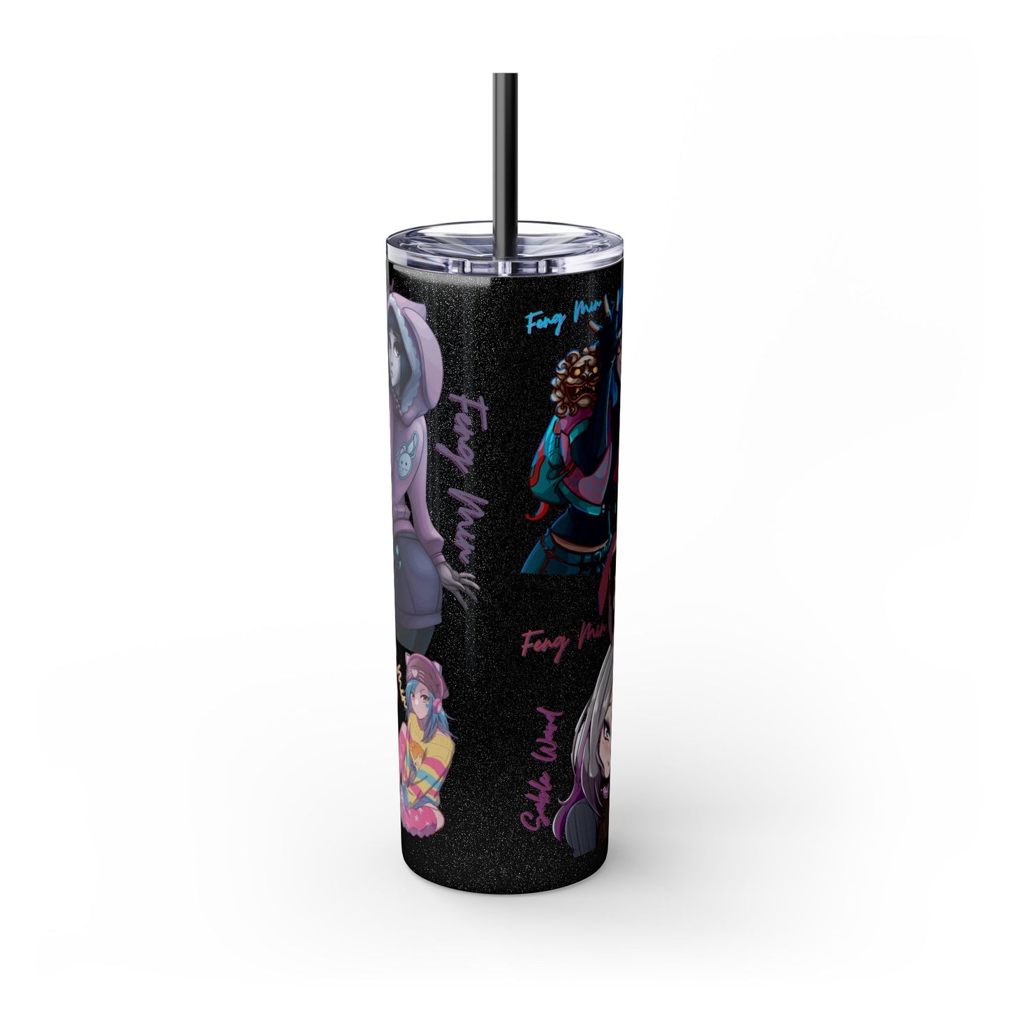 Sable Ward +Feng Min Skinny Tumbler with Straw - 20oz (Dead by Daylight)