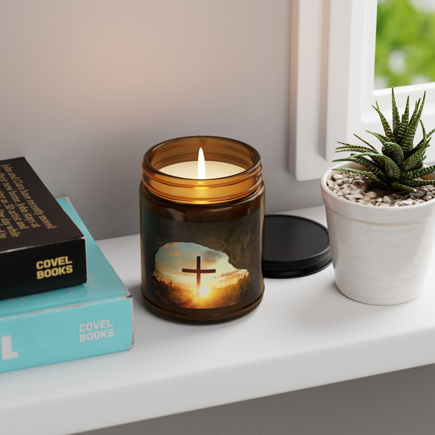Cross Scented Soy Candle