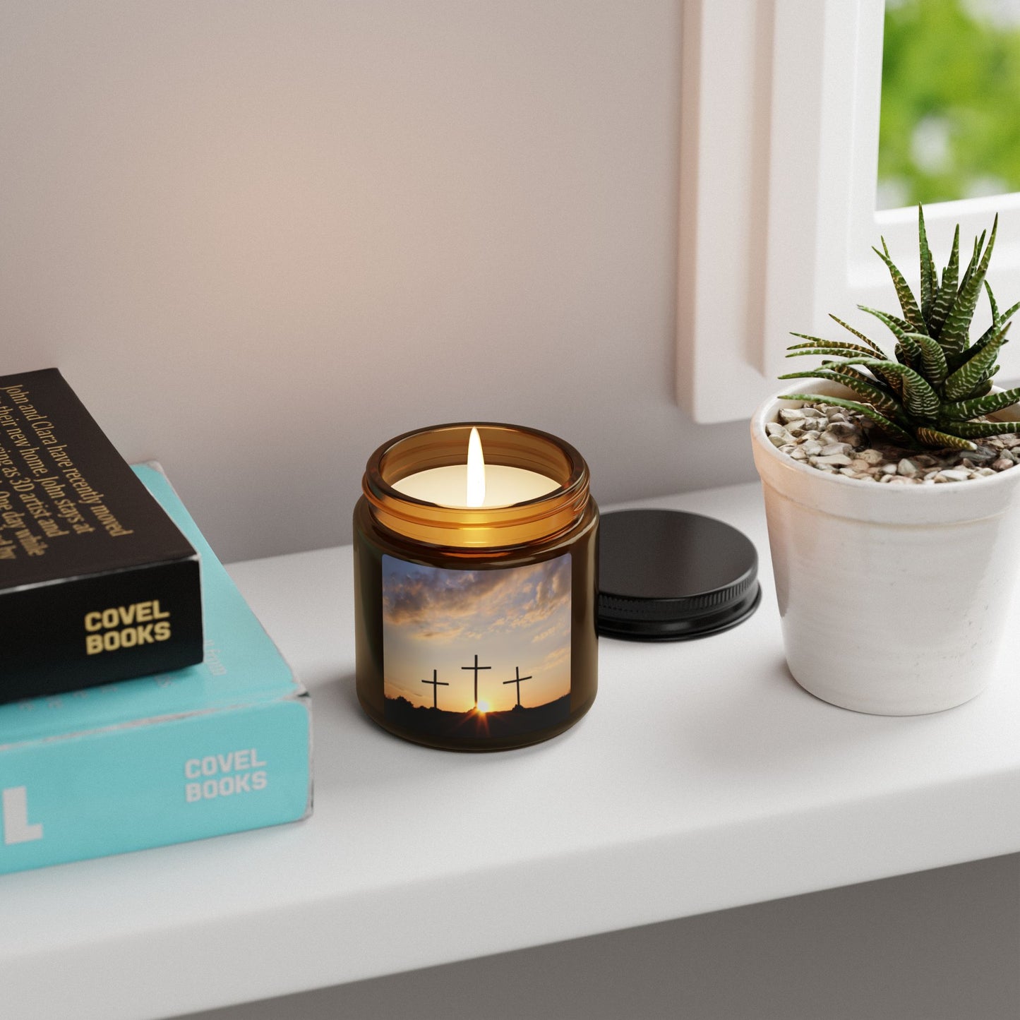 3 Cross Scented Soy Candle