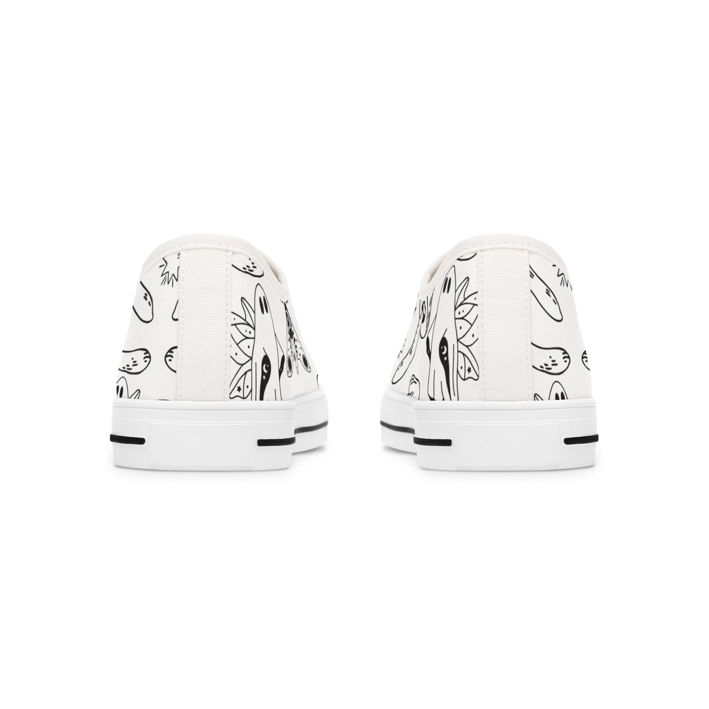Mushroom/Moon Women's Low Top Sneakers
