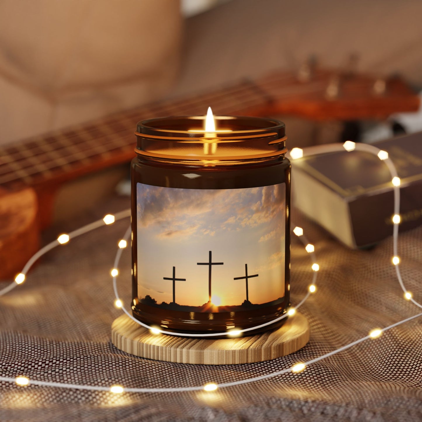 3 Cross Scented Soy Candle