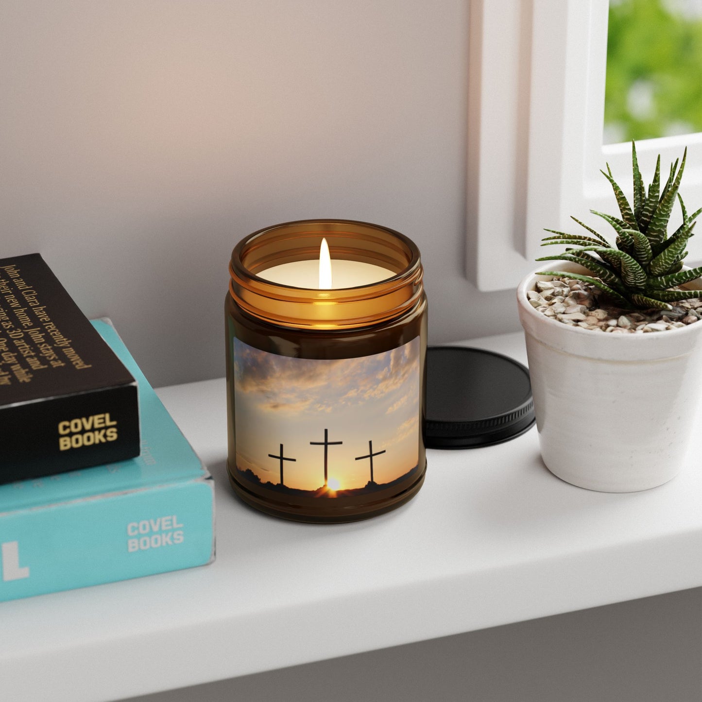 3 Cross Scented Soy Candle