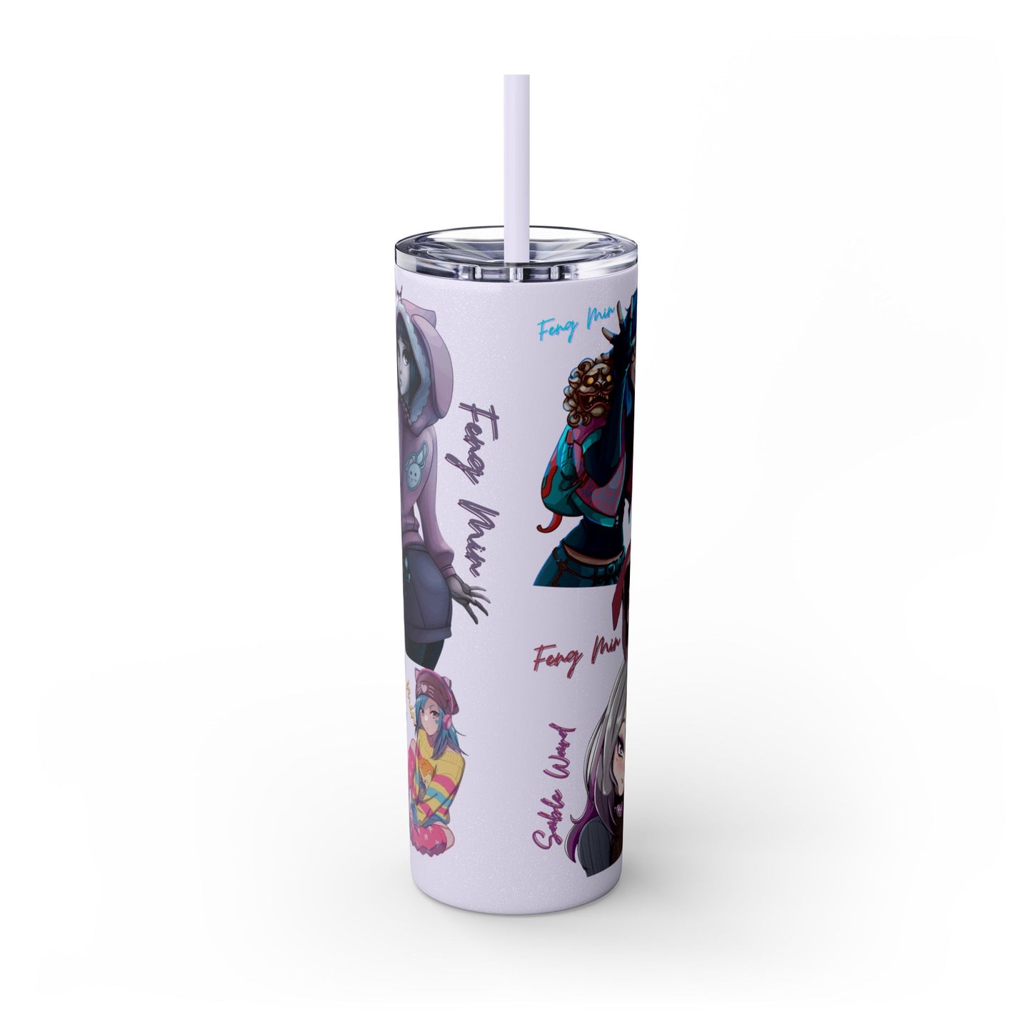 Sable Ward +Feng Min Skinny Tumbler with Straw - 20oz (Dead by Daylight)