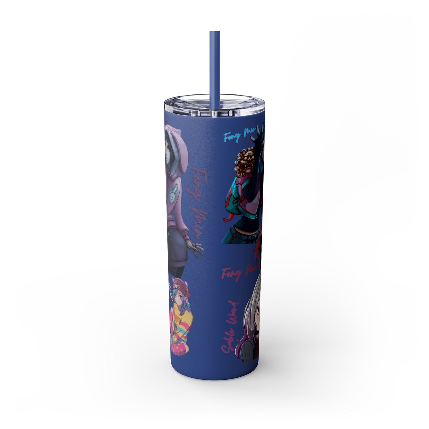 Sable Ward +Feng Min Skinny Tumbler with Straw - 20oz (Dead by Daylight)