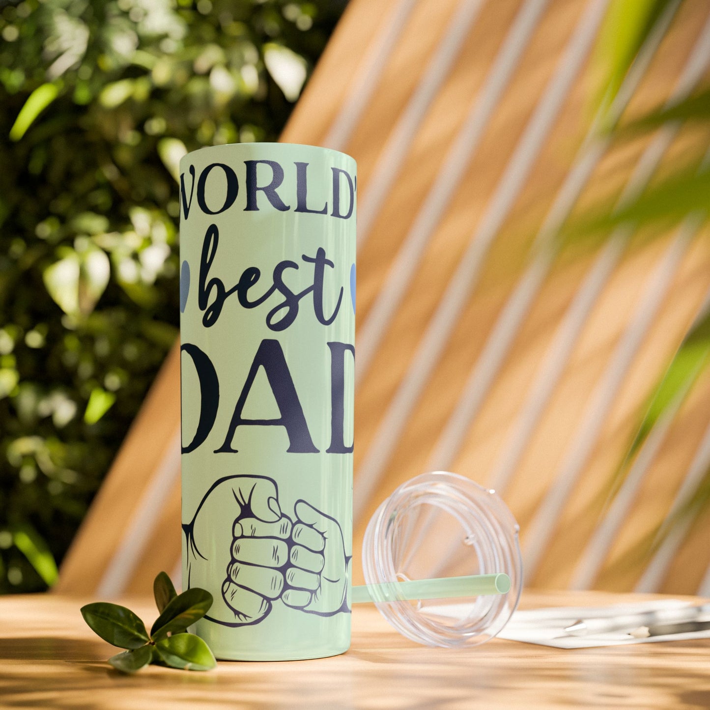 World's Best Dad Skinny Tumbler