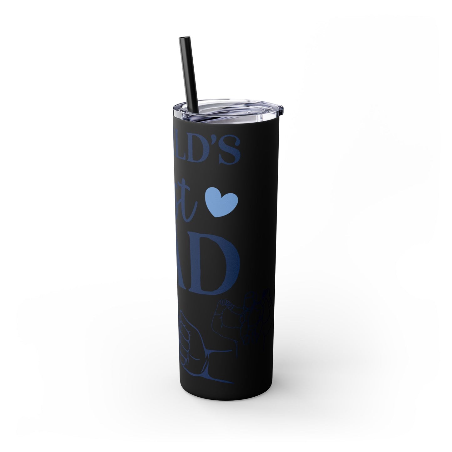 World's Best Dad Skinny Tumbler