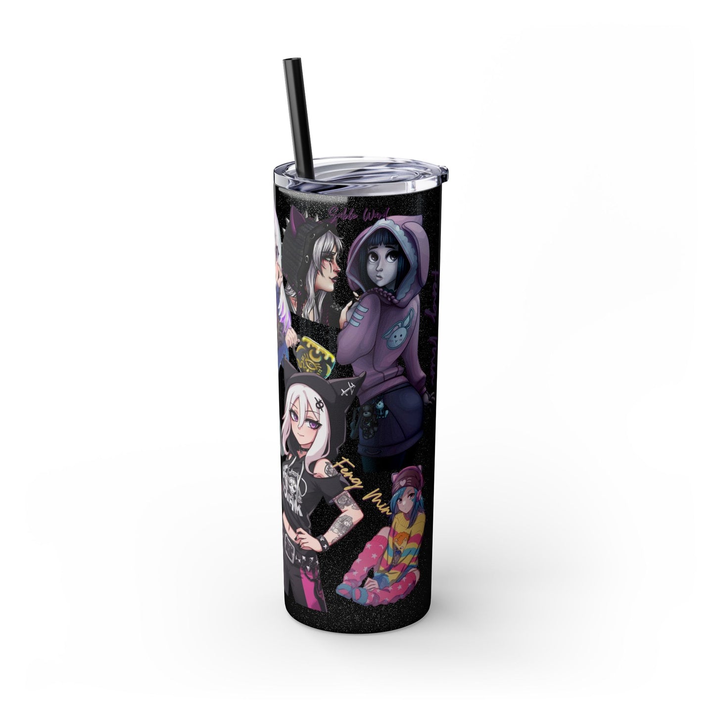 Sable Ward +Feng Min Skinny Tumbler with Straw - 20oz (Dead by Daylight)