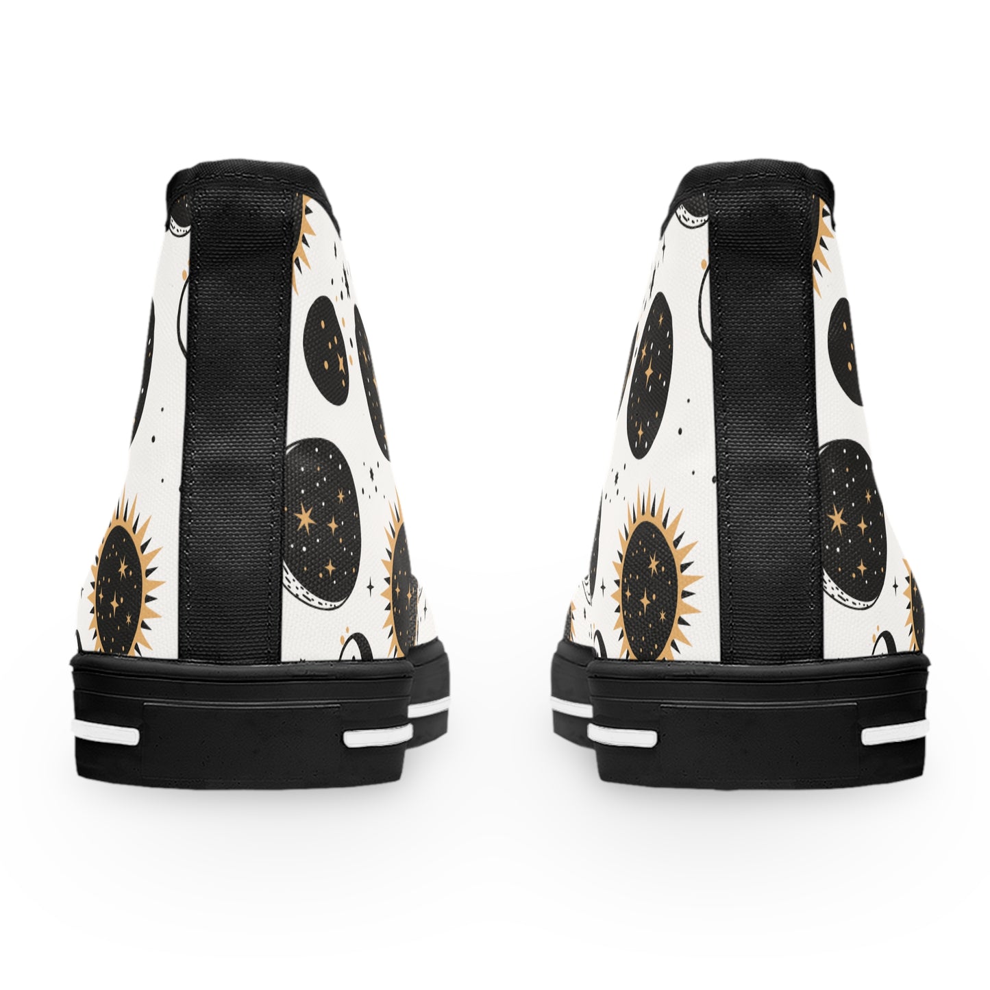 Sun and Moon Duo | Women's High Top Sneakers
