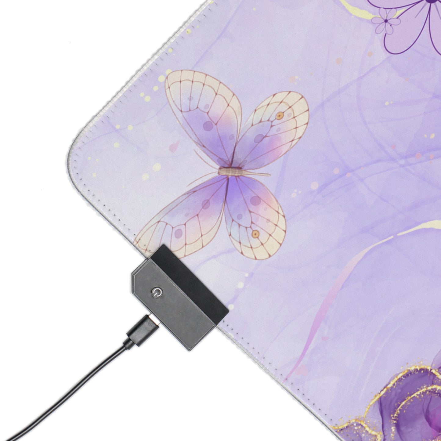 Purple LED Gaming Pad