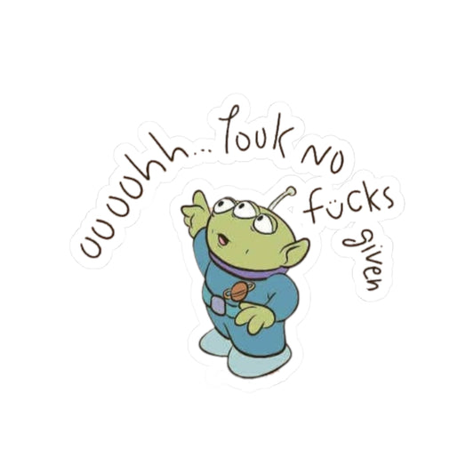 Whimsical Alien Kiss-Cut Stickers