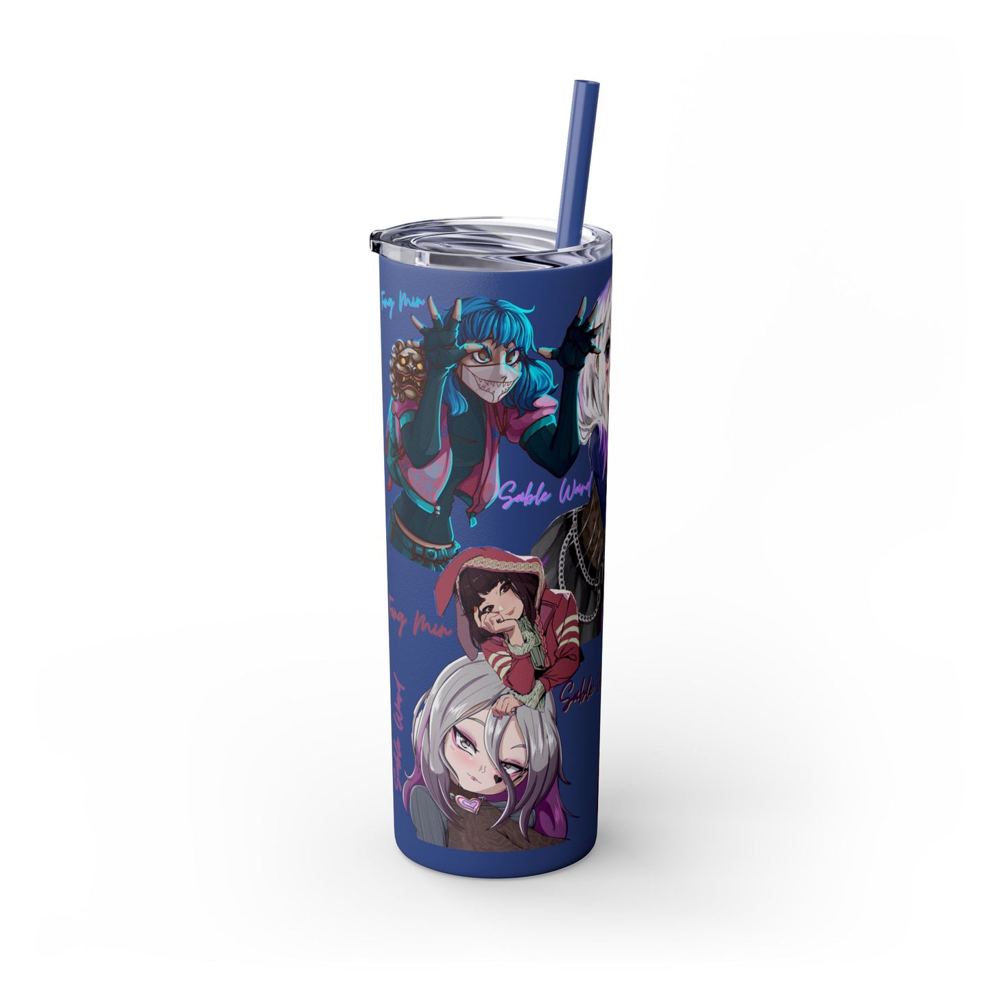 Sable Ward +Feng Min Skinny Tumbler with Straw - 20oz (Dead by Daylight)