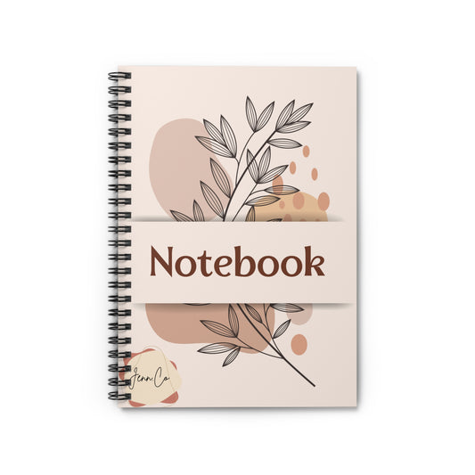 Elegant Floral Spiral Notebook