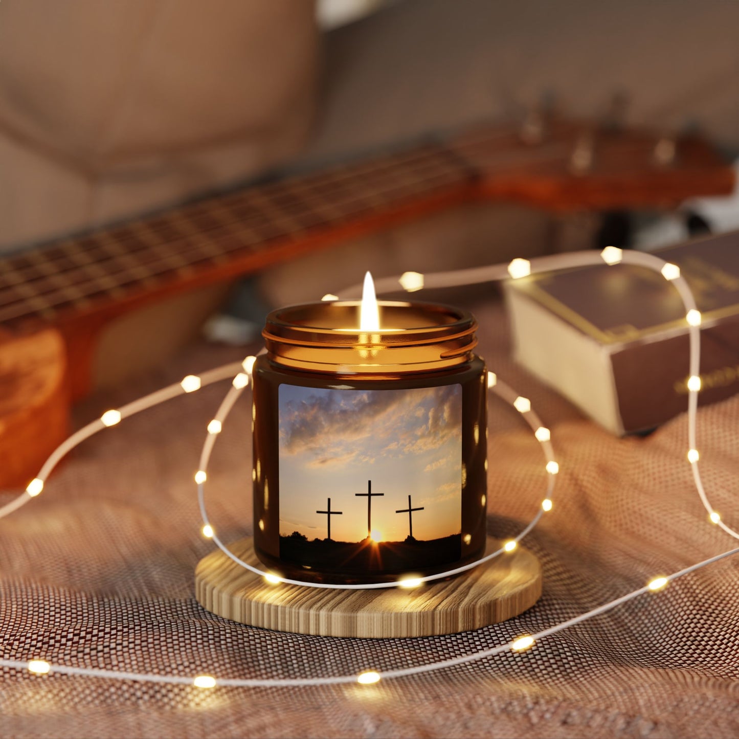 3 Cross Scented Soy Candle