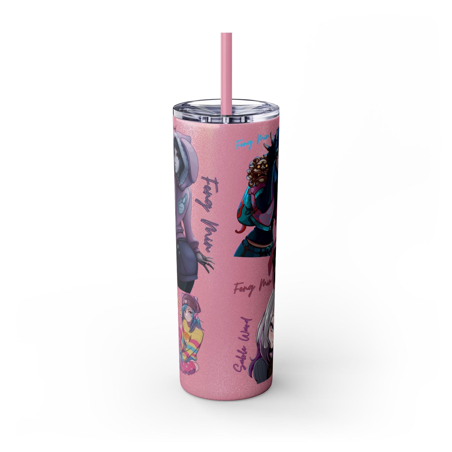 Sable Ward +Feng Min Skinny Tumbler with Straw - 20oz (Dead by Daylight)