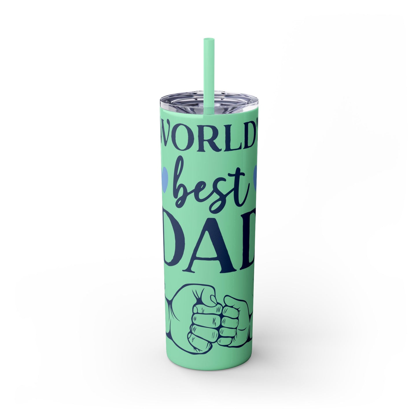 World's Best Dad Skinny Tumbler