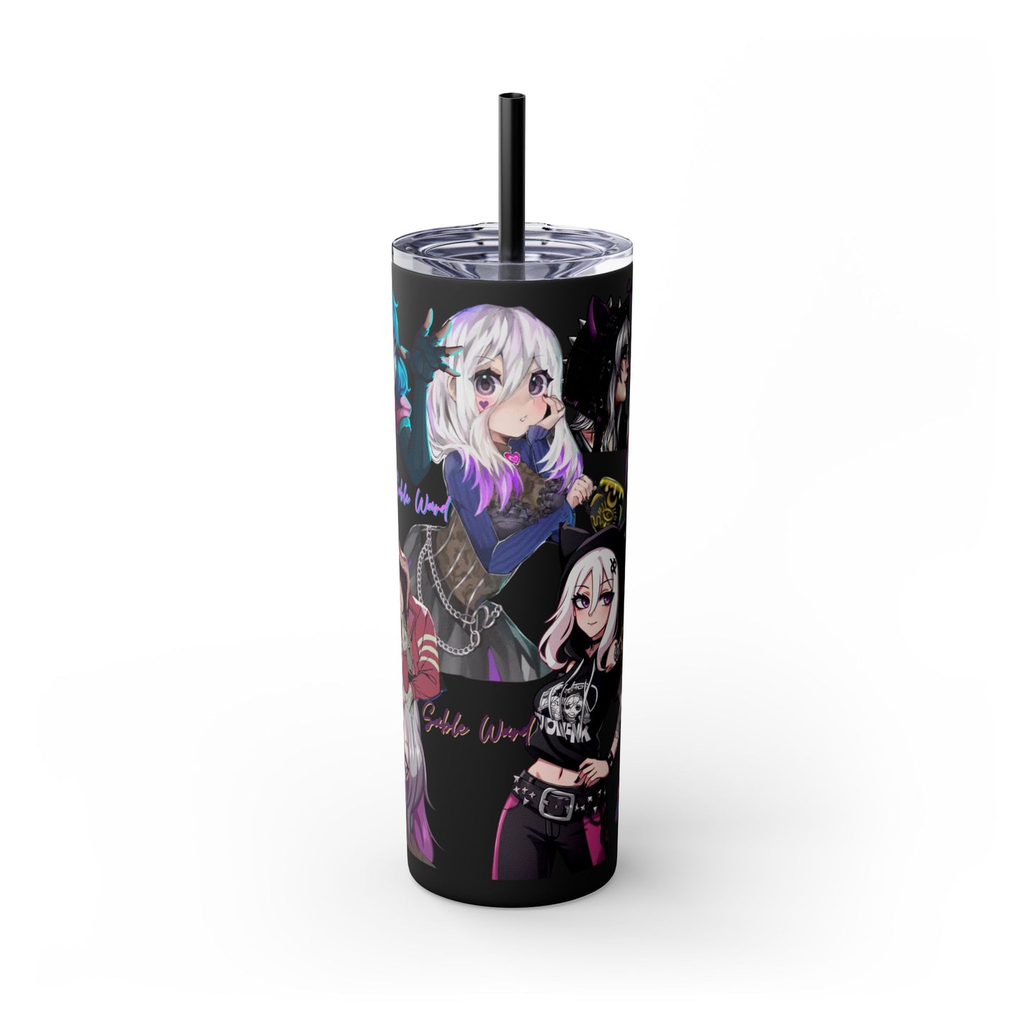 Sable Ward +Feng Min Skinny Tumbler with Straw - 20oz (Dead by Daylight)