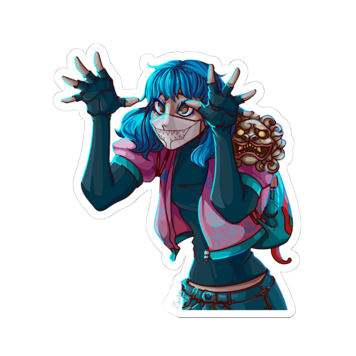Feng Min Kiss-Cut Stickers (Dead by Daylight)