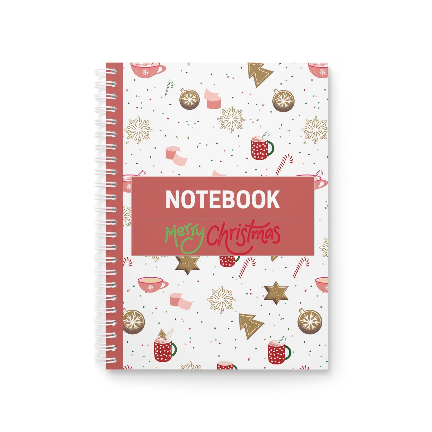 Christmas Spiral Notebook