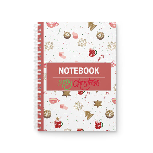 Christmas Spiral Notebook