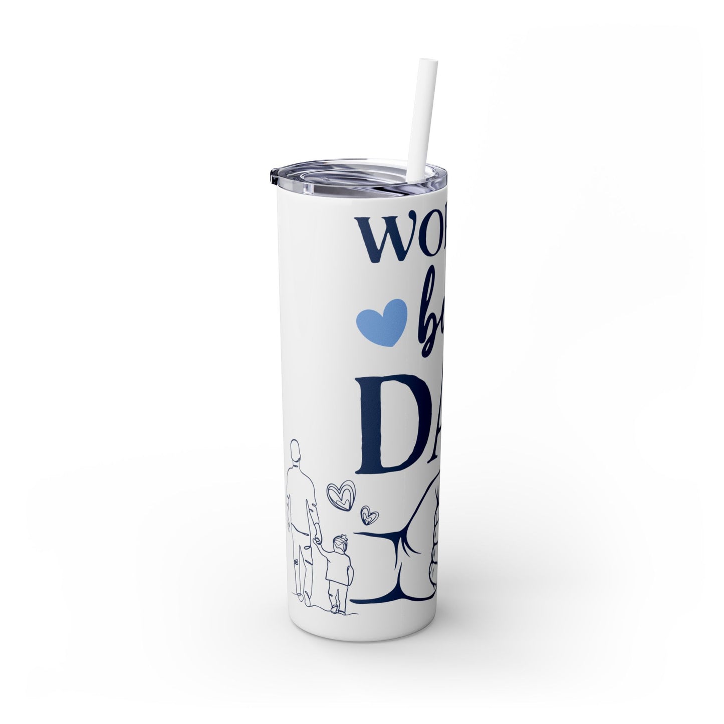 World's Best Dad Skinny Tumbler