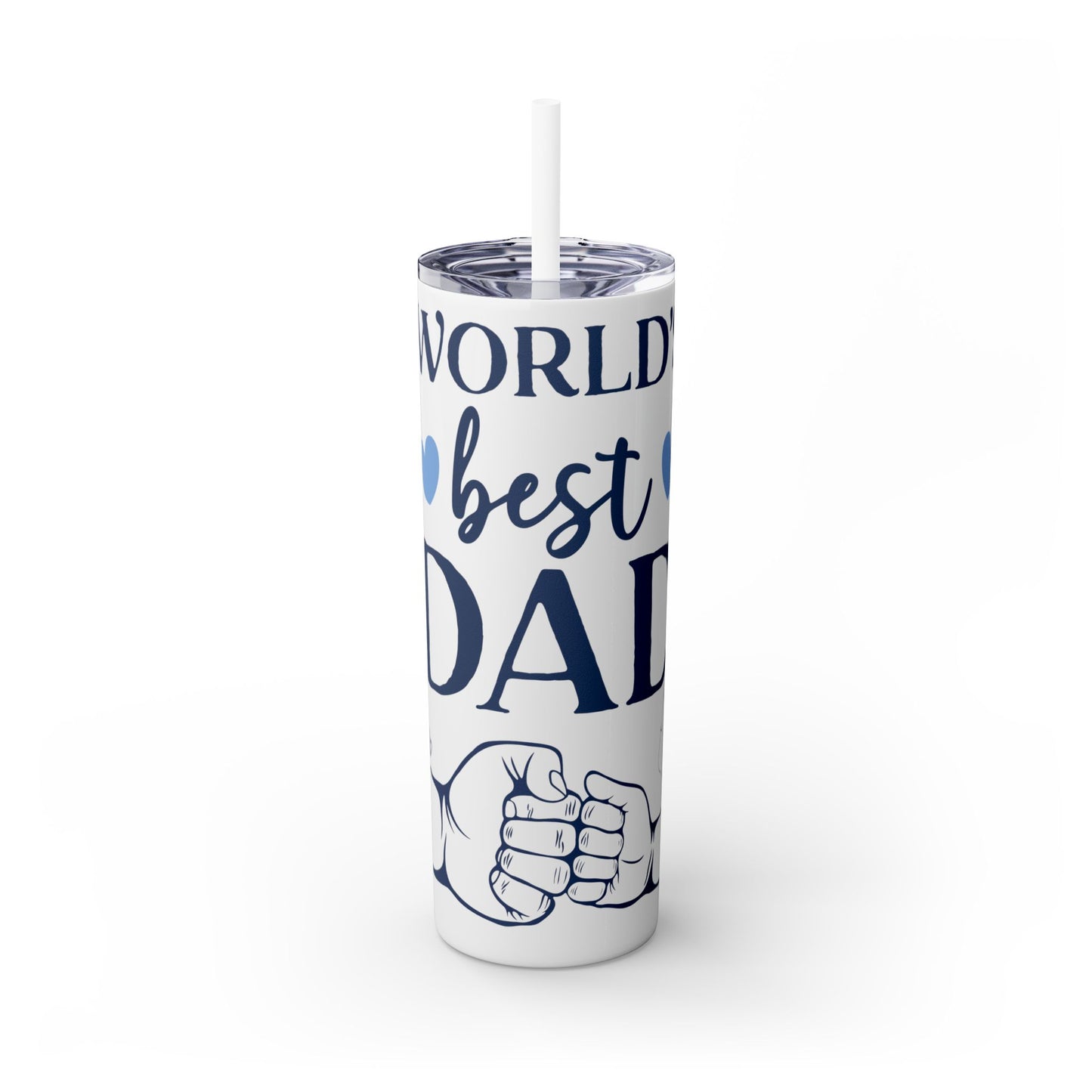 World's Best Dad Skinny Tumbler