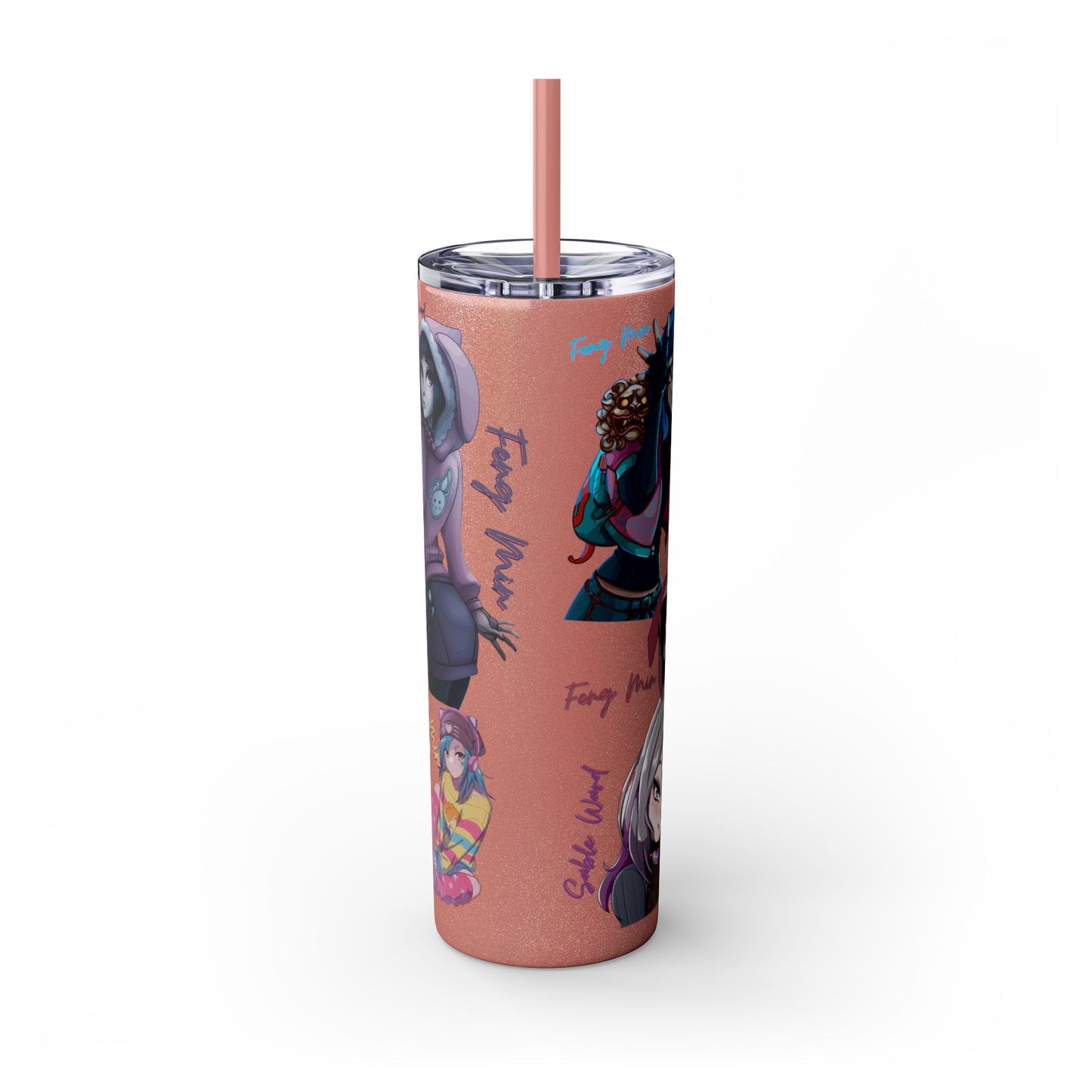 Sable Ward +Feng Min Skinny Tumbler with Straw - 20oz (Dead by Daylight)