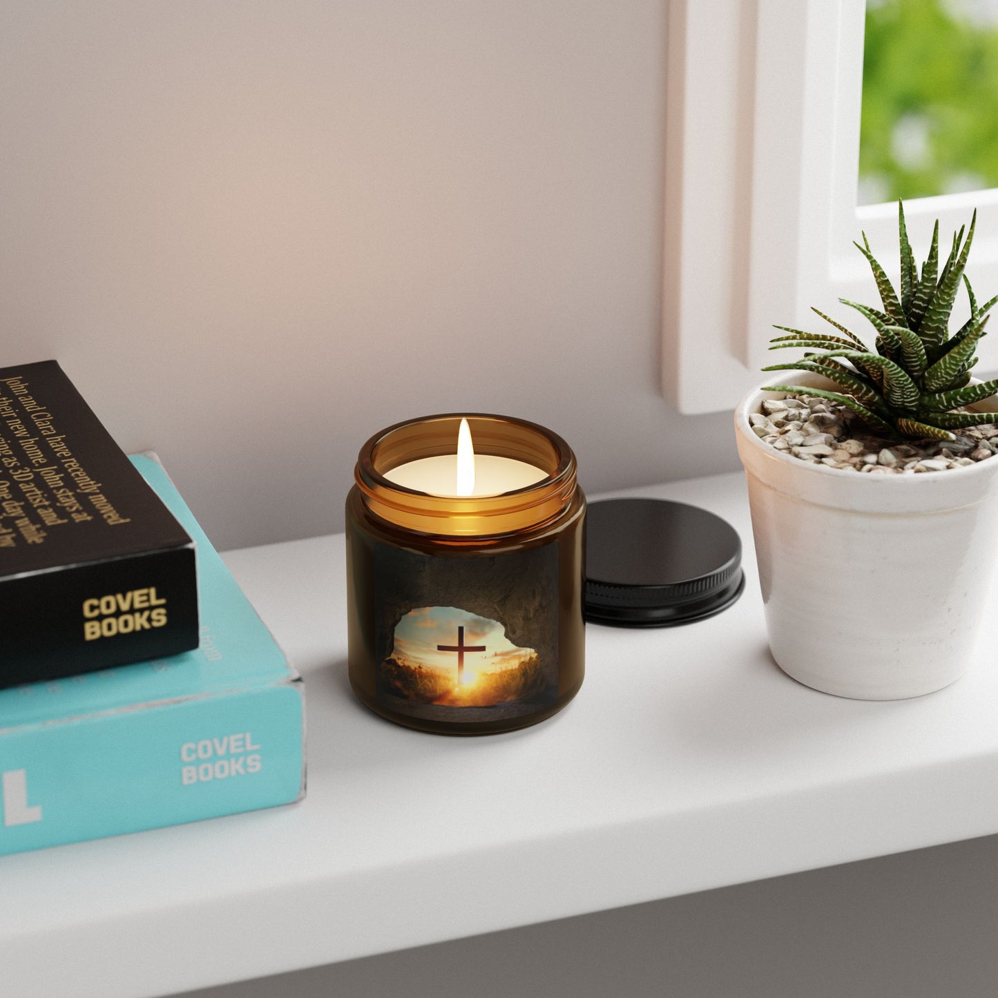 Cross Scented Soy Candle