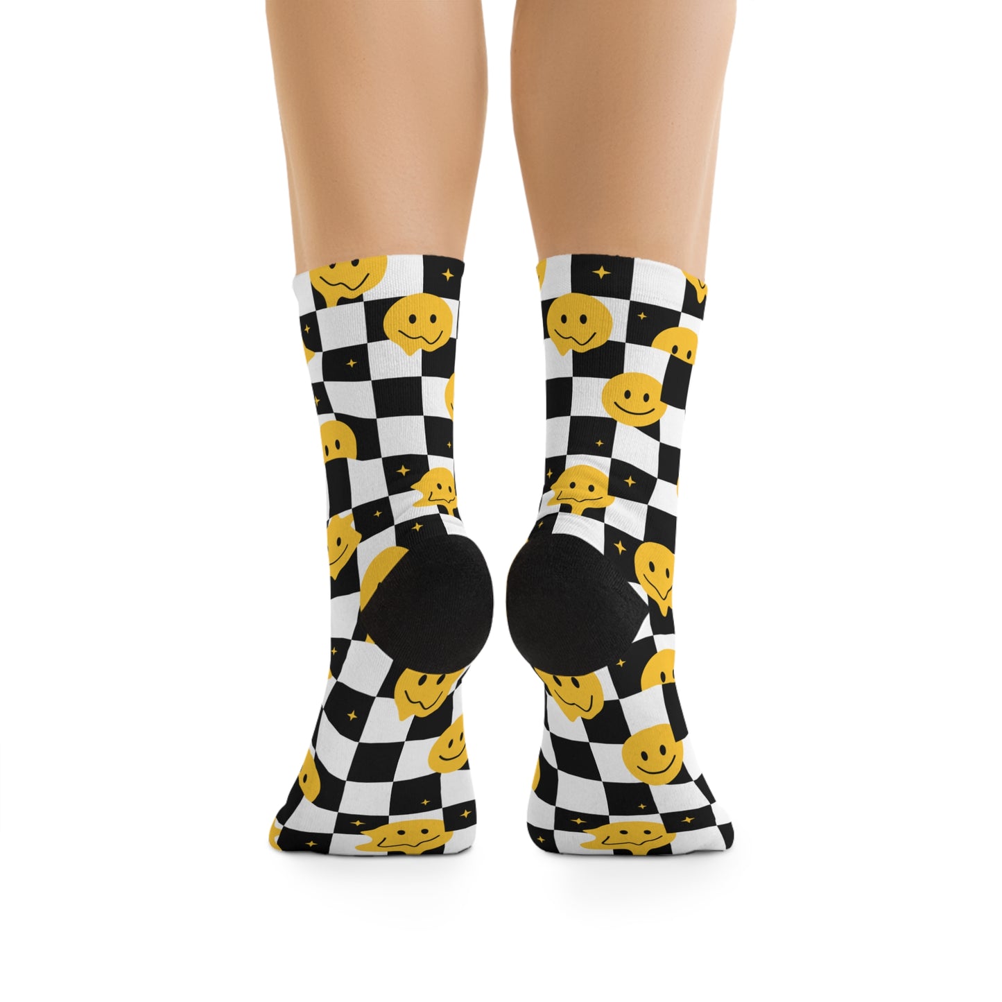 Happy Checkered Socks