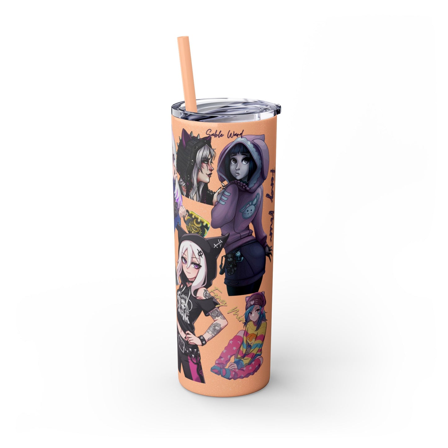 Sable Ward +Feng Min Skinny Tumbler with Straw - 20oz (Dead by Daylight)