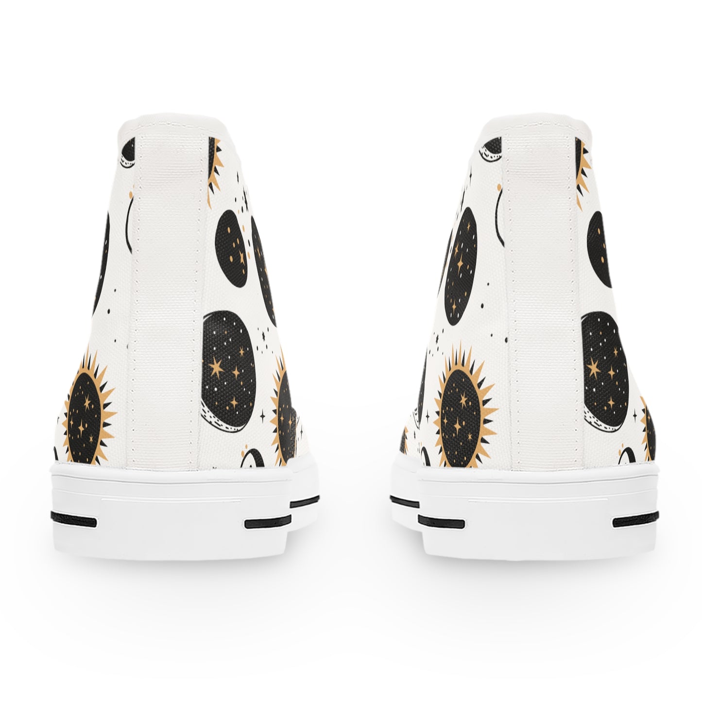 Sun and Moon Duo | Women's High Top Sneakers
