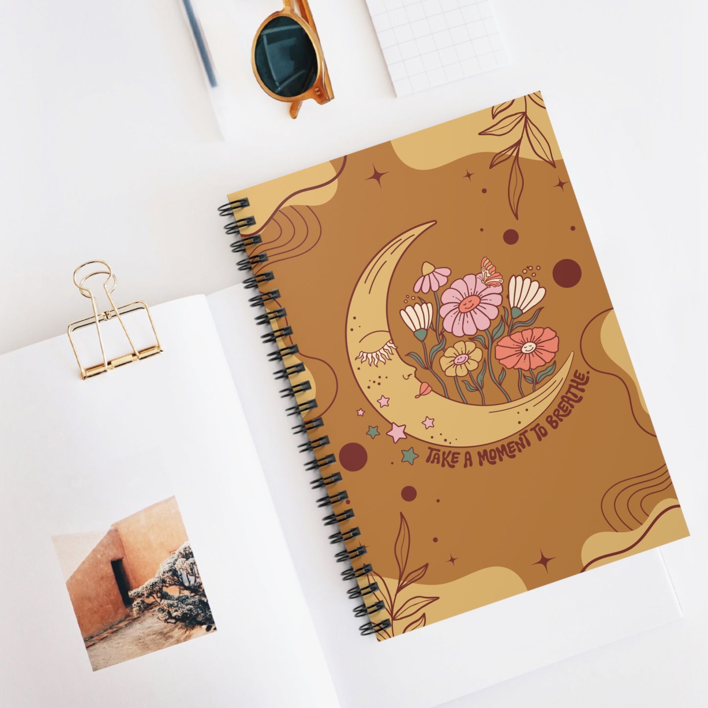 Moon Spiral Notebook