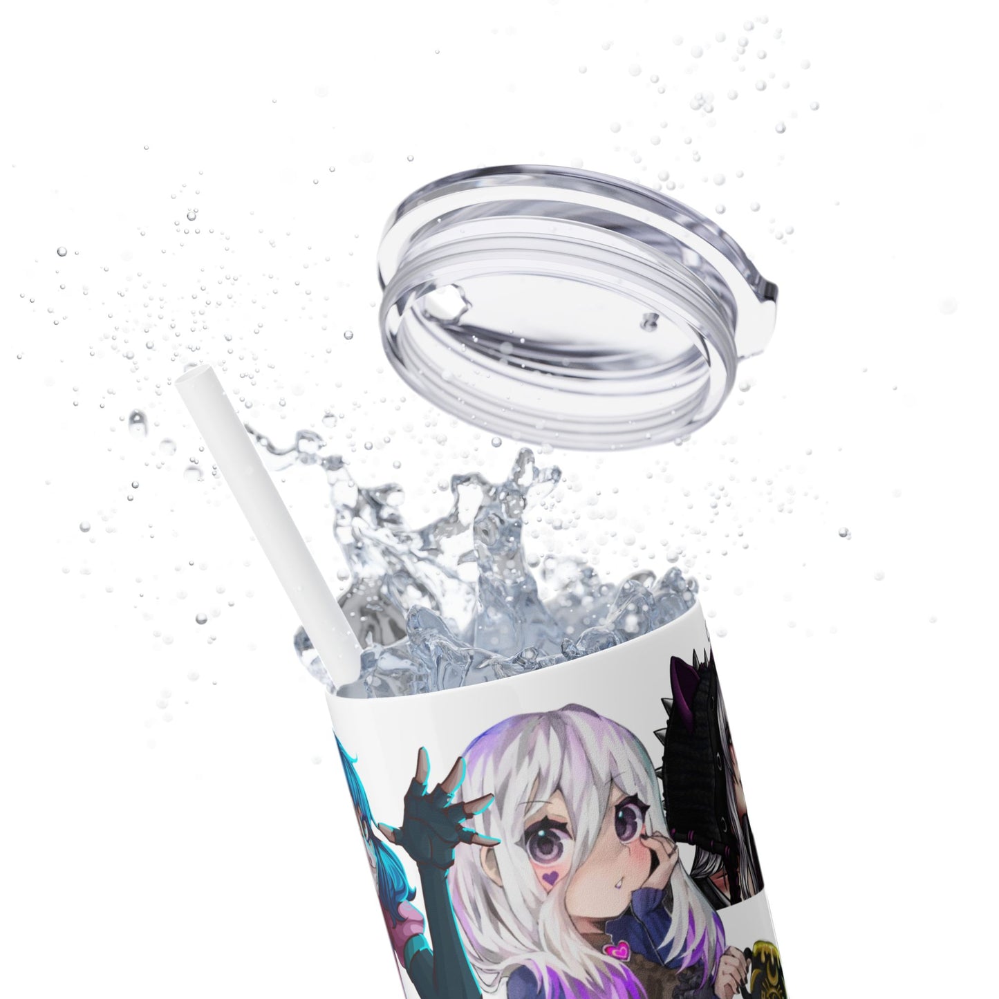 Sable Ward +Feng Min Skinny Tumbler with Straw - 20oz (Dead by Daylight)