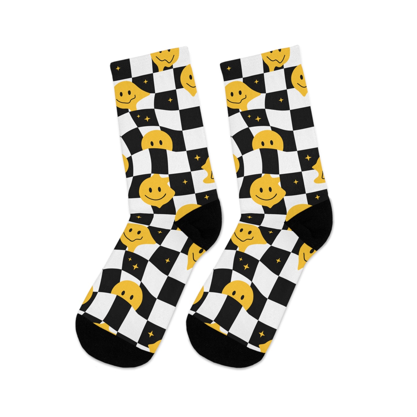 Happy Checkered Socks