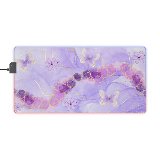 Purple LED Gaming Pad