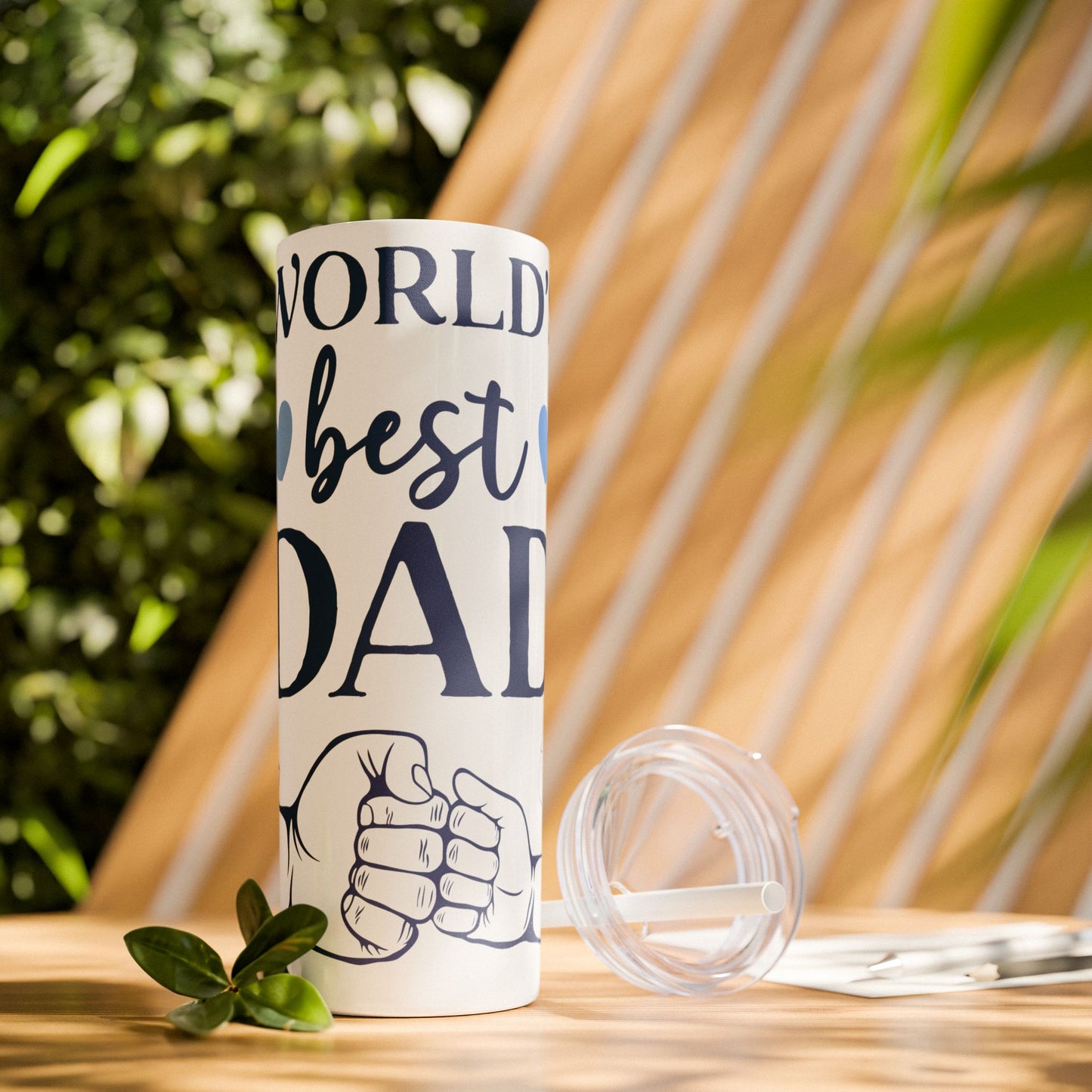 World's Best Dad Skinny Tumbler