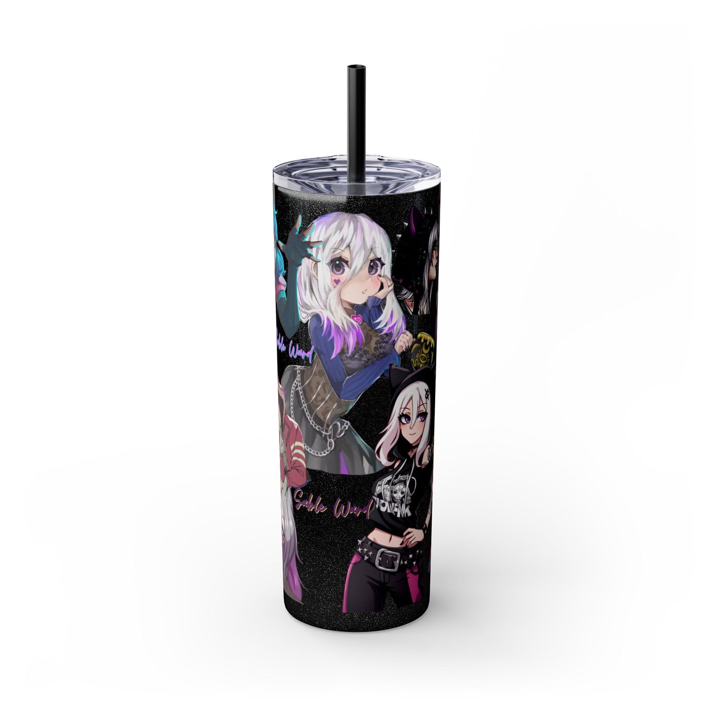 Sable Ward +Feng Min Skinny Tumbler with Straw - 20oz (Dead by Daylight)