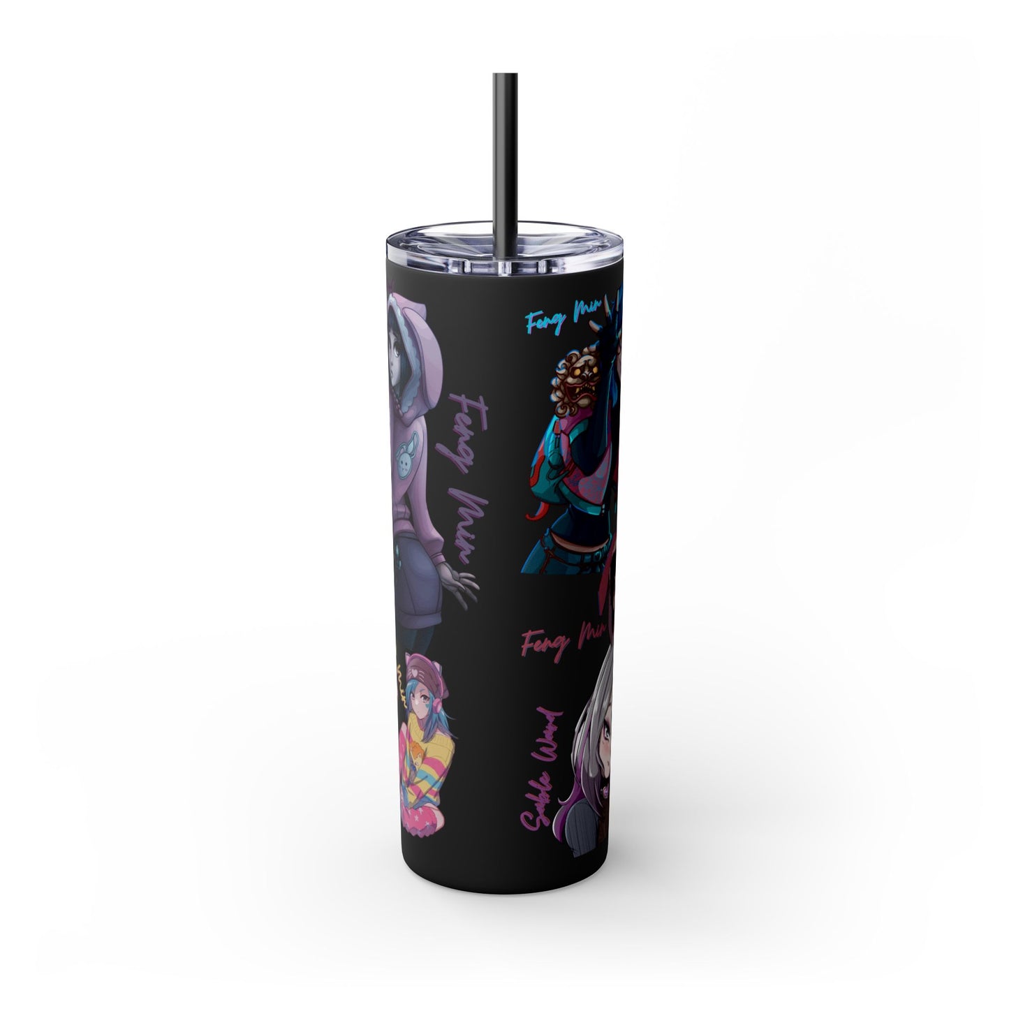 Sable Ward +Feng Min Skinny Tumbler with Straw - 20oz (Dead by Daylight)