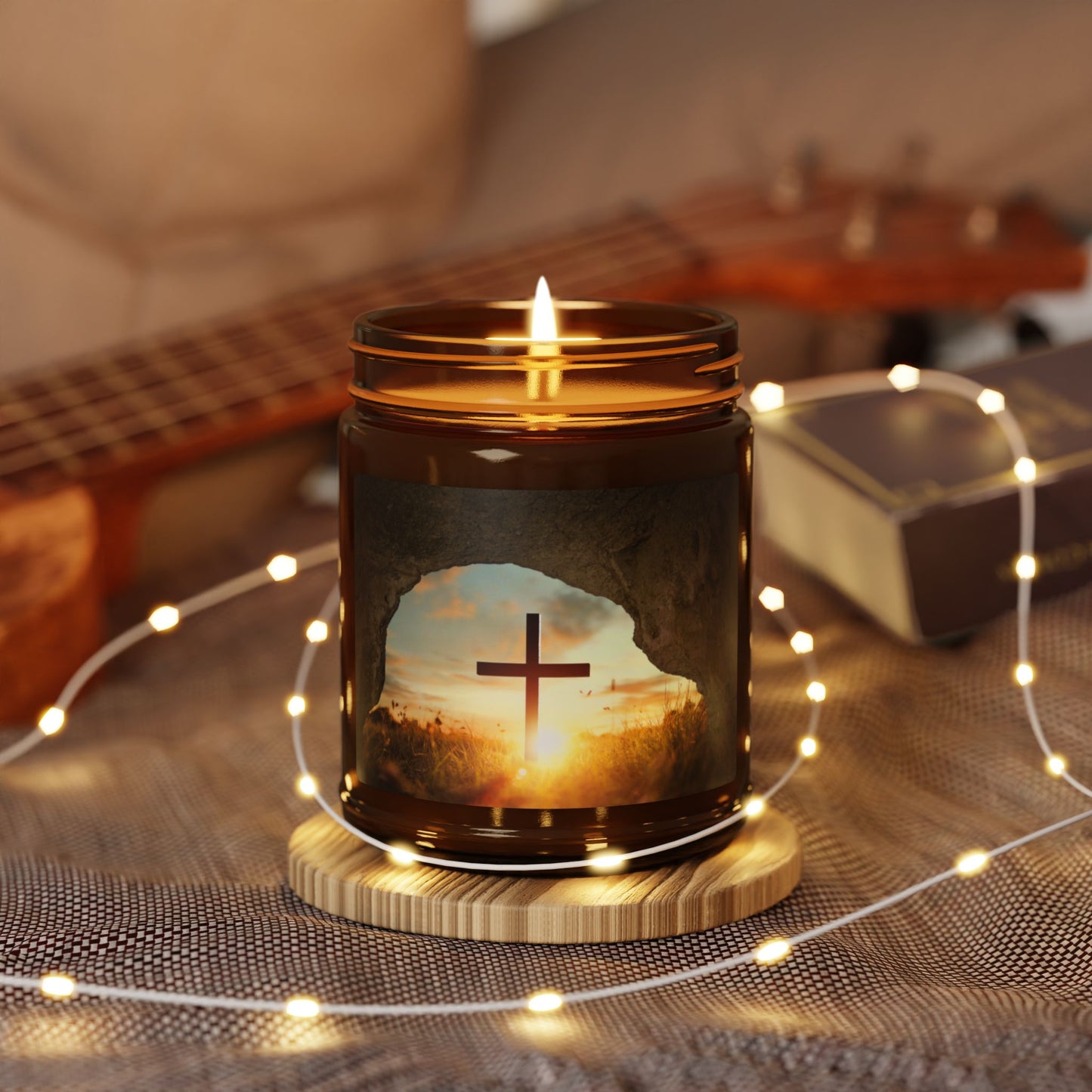 Cross Scented Soy Candle