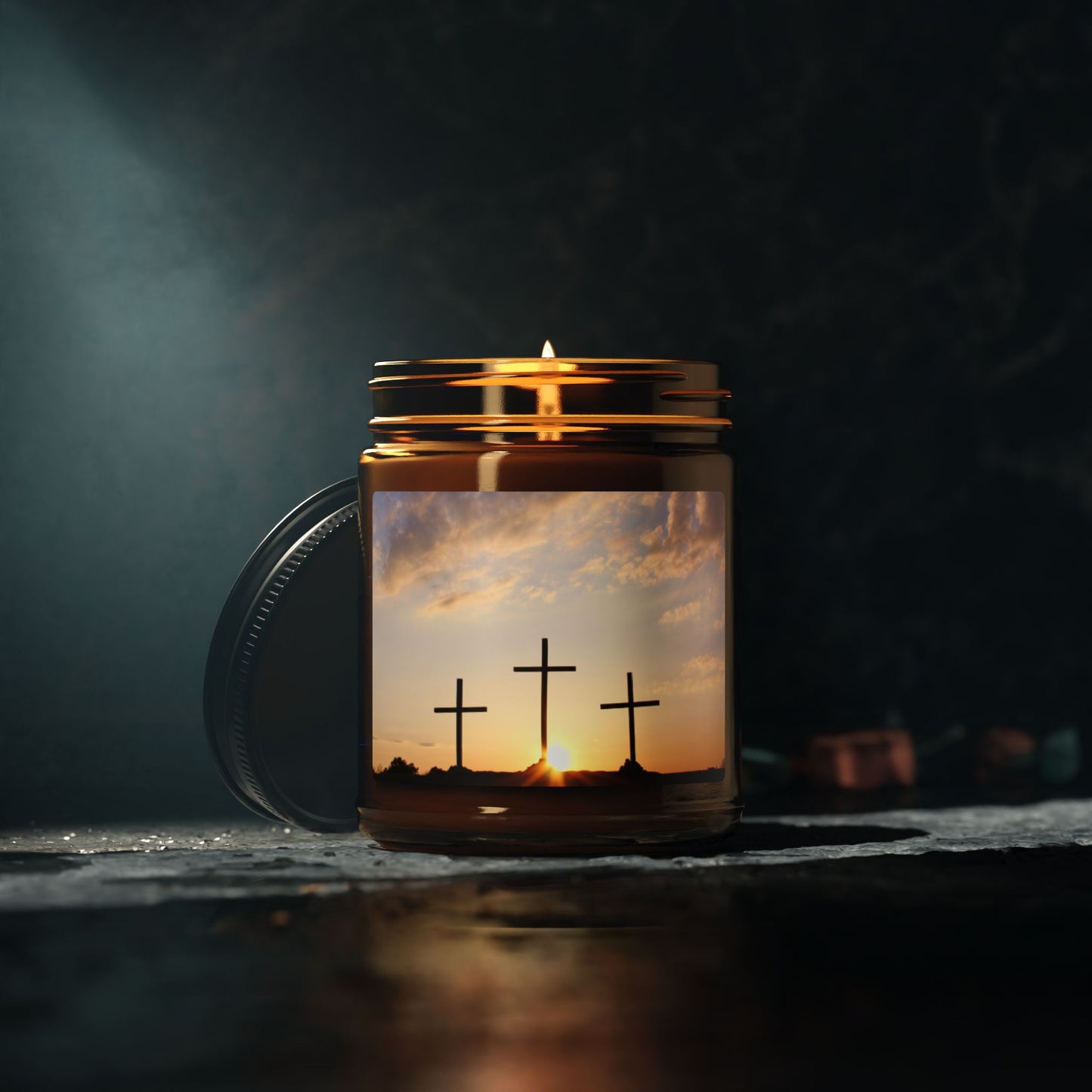 3 Cross Scented Soy Candle
