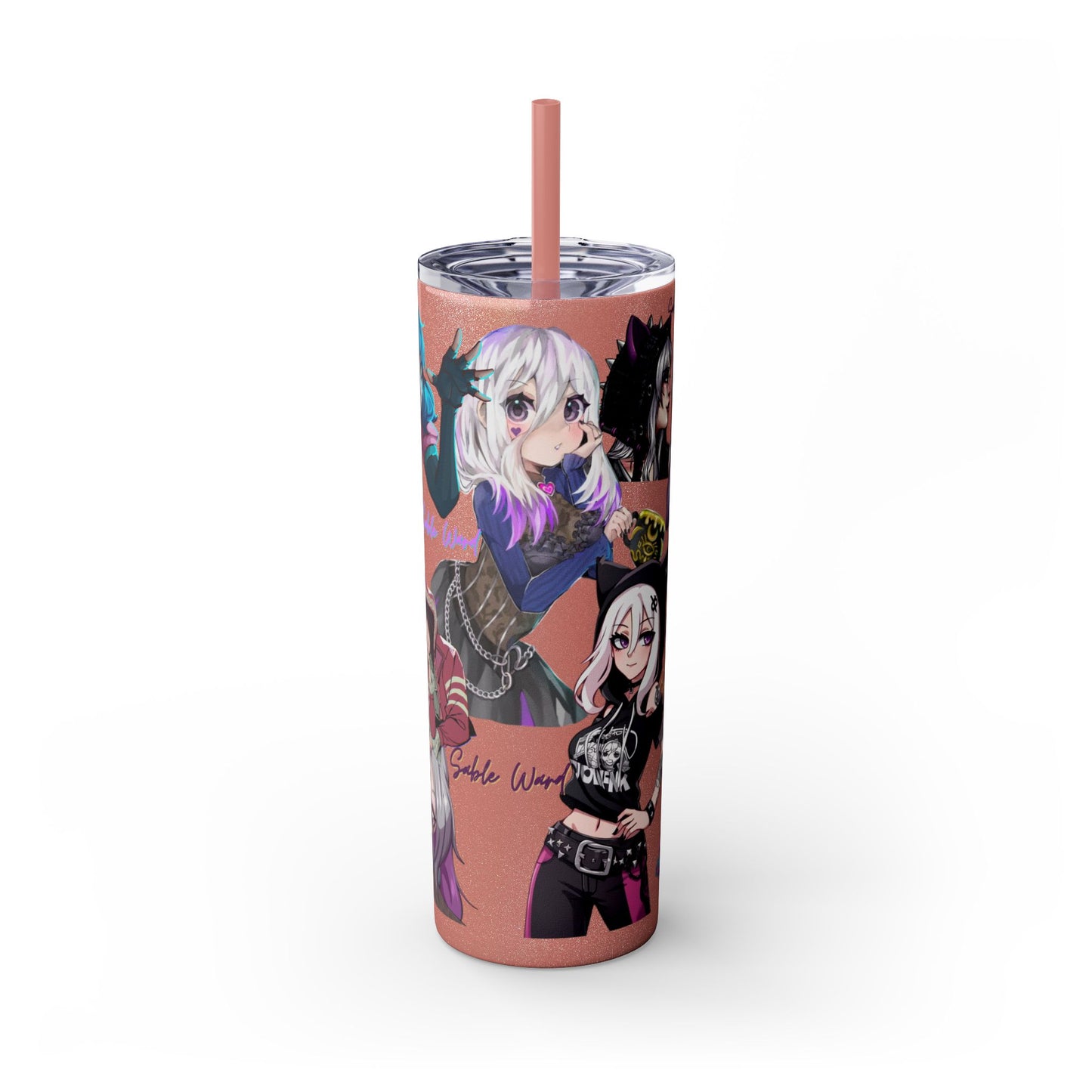 Sable Ward +Feng Min Skinny Tumbler with Straw - 20oz (Dead by Daylight)