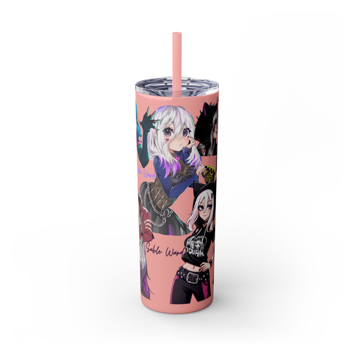 Sable Ward +Feng Min Skinny Tumbler with Straw - 20oz (Dead by Daylight)
