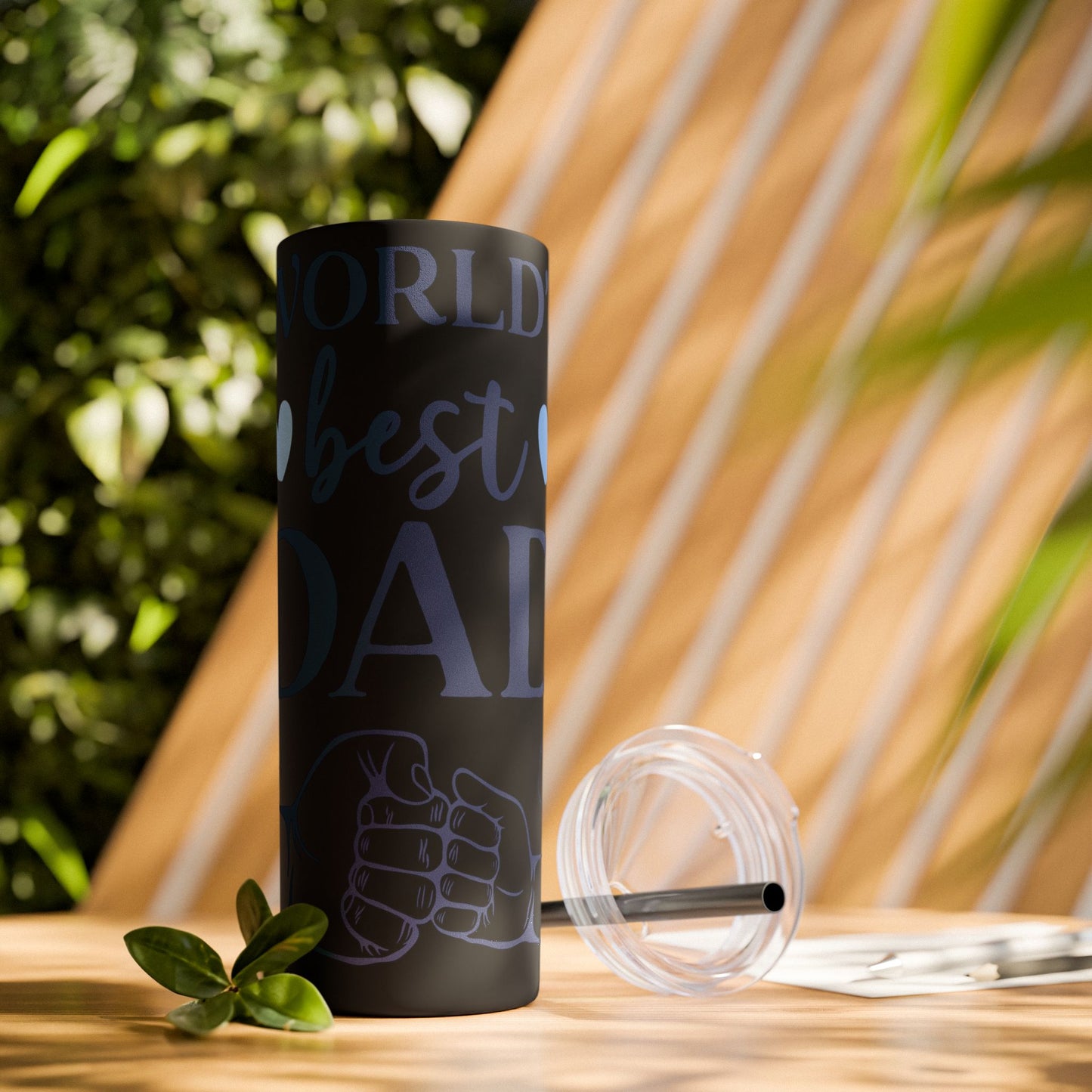 World's Best Dad Skinny Tumbler
