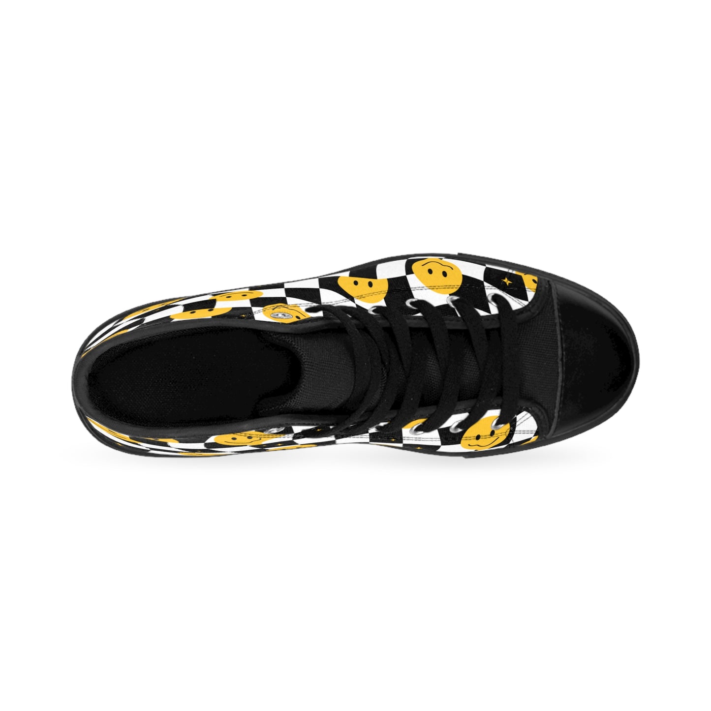 Smiley Face High-Top Sneakers | Men
