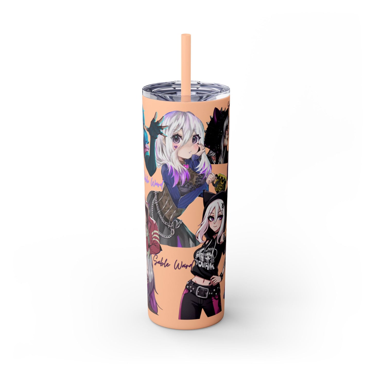 Sable Ward +Feng Min Skinny Tumbler with Straw - 20oz (Dead by Daylight)
