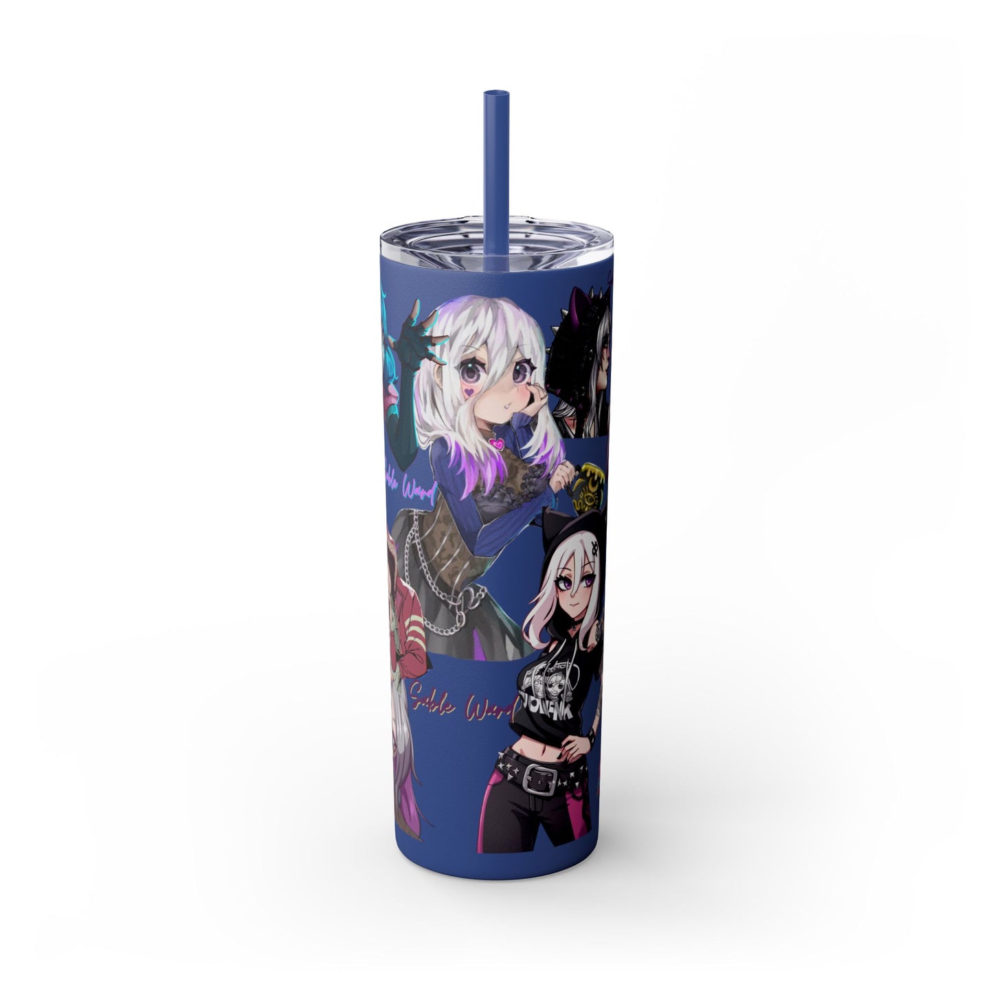 Sable Ward +Feng Min Skinny Tumbler with Straw - 20oz (Dead by Daylight)