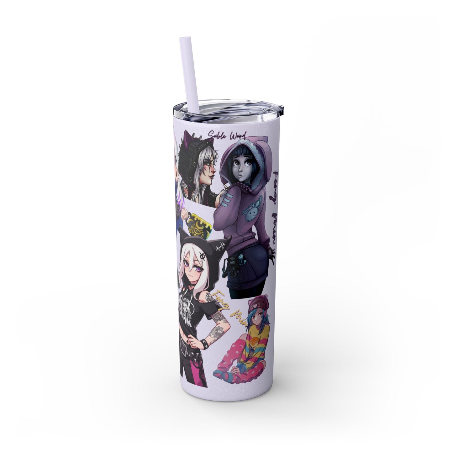Sable Ward +Feng Min Skinny Tumbler with Straw - 20oz (Dead by Daylight)