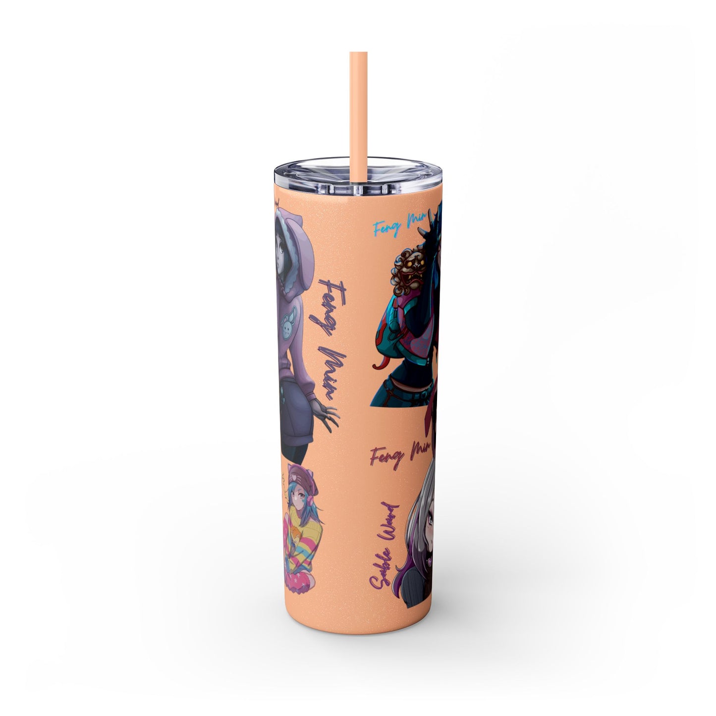 Sable Ward +Feng Min Skinny Tumbler with Straw - 20oz (Dead by Daylight)
